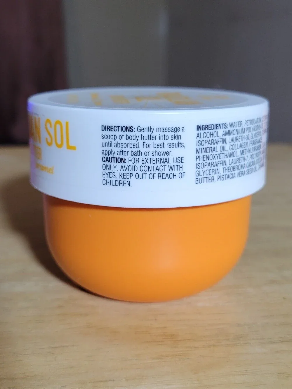 Spa Luxury Brazilian Sol Body Butter – Pistachio & Caramel (6 oz) – Brand New
